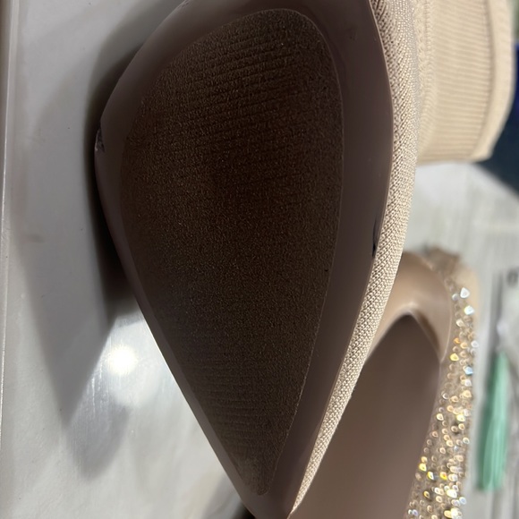 Steve Madden Maxwells Pointed Toe Knit Boot Beige sz6.5 - Picture 2 of 9